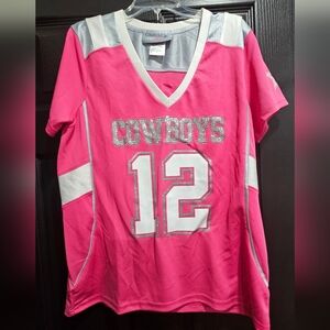 Cowboys Pink Jersey Top